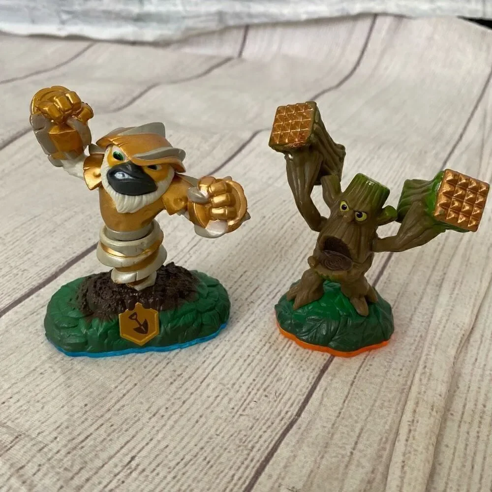 Skylanders life action figure dolls lot of 7 assorted sizes